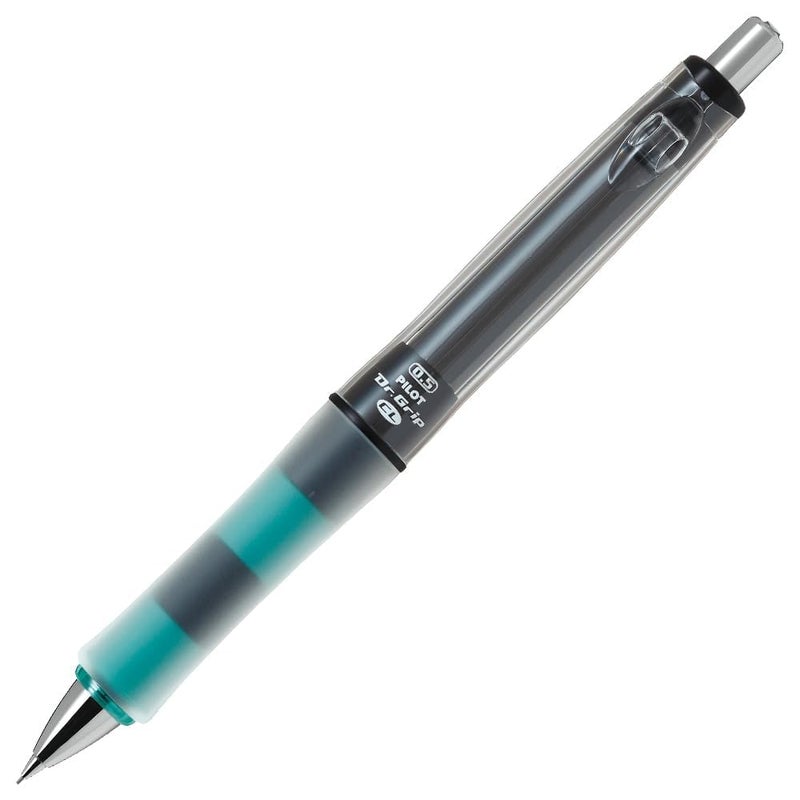 Pilot HDGCL50R-PBMG Mechanical Pencil, Dr. Grip CL Play Border 0.5mm, Black x Mint Green - Image 1